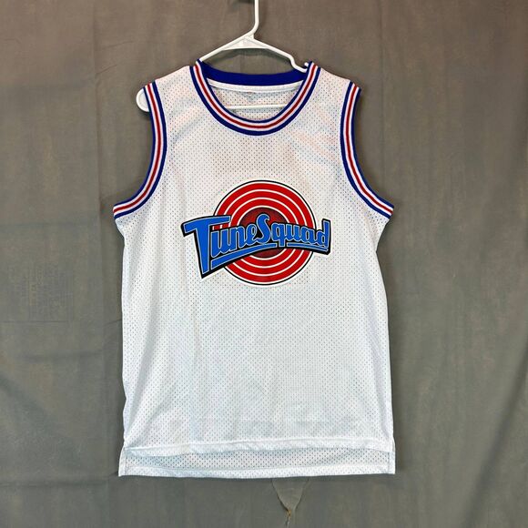 Space Jam Lola Bunny Tune Squad AVI Jersey Unisex Size Medium White Basketball - Picture 1 of 8